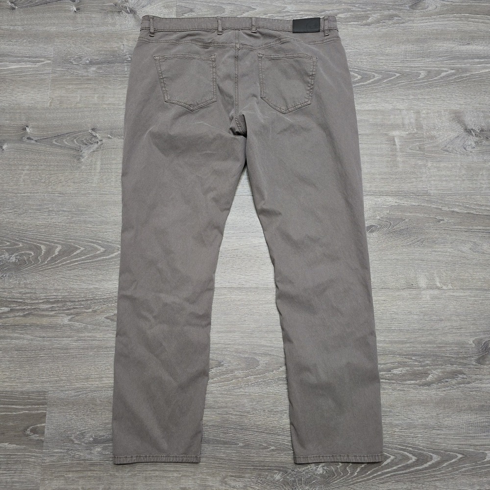 Peter Millar Crown Crafted 5 Pocket Pants Mens 40x32 Tencel Stretch‎ Gray Taupe